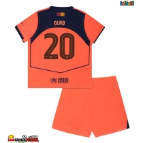 Camisa de Futebol Barcelona Dani Olmo #20 Equipamento Alternativo Infantil 2025-26 Manga Curta (+ Calças curtas)